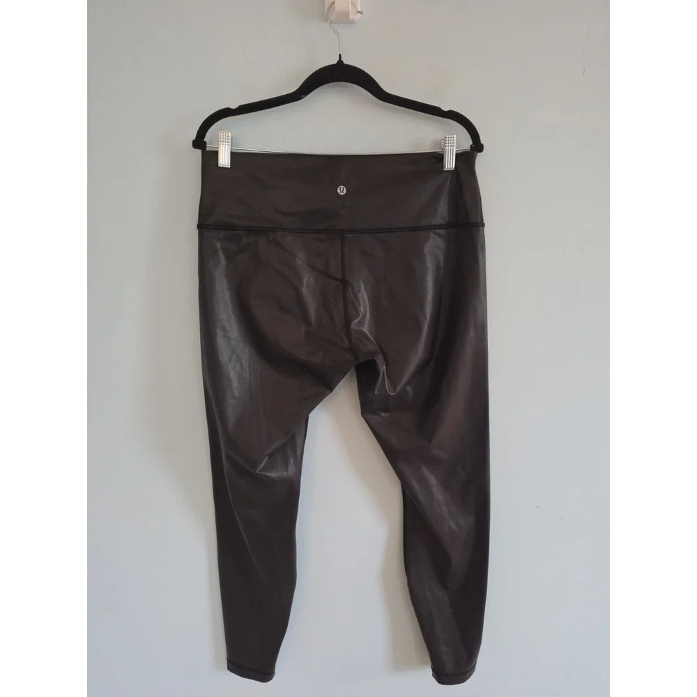 Lululemon Align High Rise Radiate Foil Print French Press Athleisure Size 14